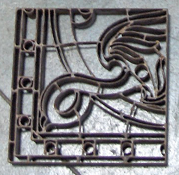 Encaustic cement tiles patterns for a dacart house