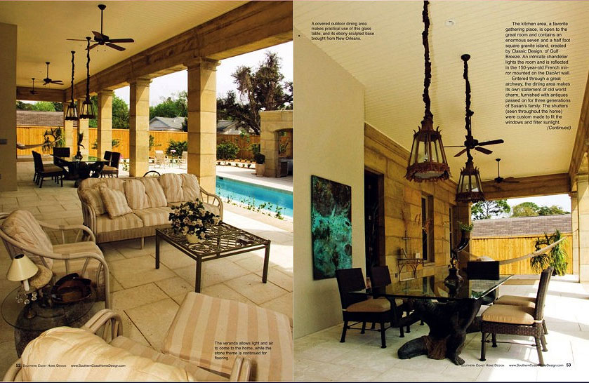 Pensacola area DacArt modular concrete stone house