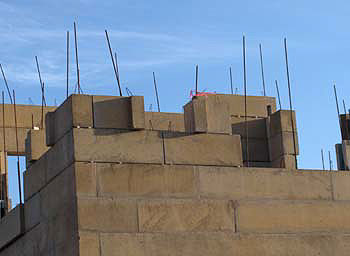 upper floor of hurricane proof concrete home