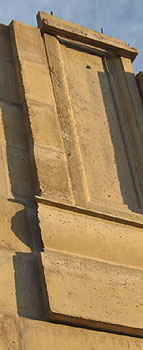 concrete panels that need finished edges