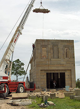lifting magnesium oxide board to the top floor