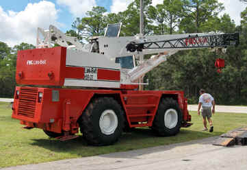 Link Belt 22 ton boom crane cherry picker in alabama