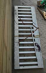 Welded aluminum shelf 