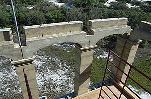 Arches viewed from above