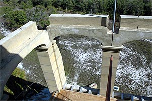 View of Arches from above