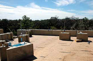Faux limestone blocks ready to be stacked.