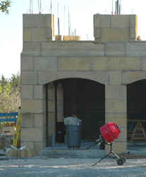portable concrete mixer for grout