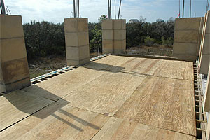 first floor porch view to the south west