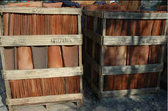 Artezanos terracotta roofing tiles