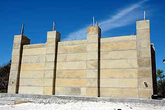 Hurricane proof southern wall