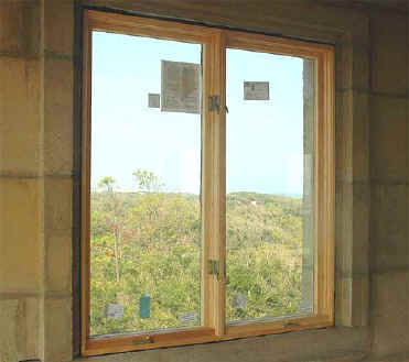interior and view of impact glass weathershield windows
