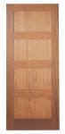 Four panel wood door