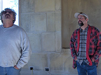 General Contractor Dan Zehentner and electrician