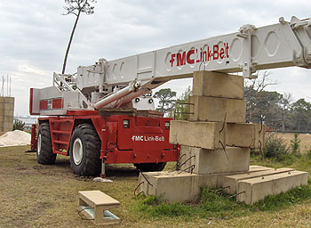 Linkbelt rought terrain crane 22 ton